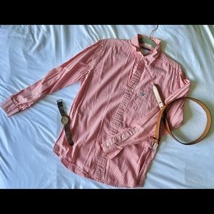 Orange AE medium men’s button down